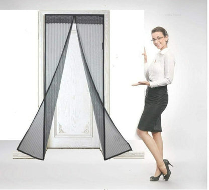 🦟 Magnetic Anti-Mosquito Door Mesh Curtain – Auto Closing Insect Protection Screen