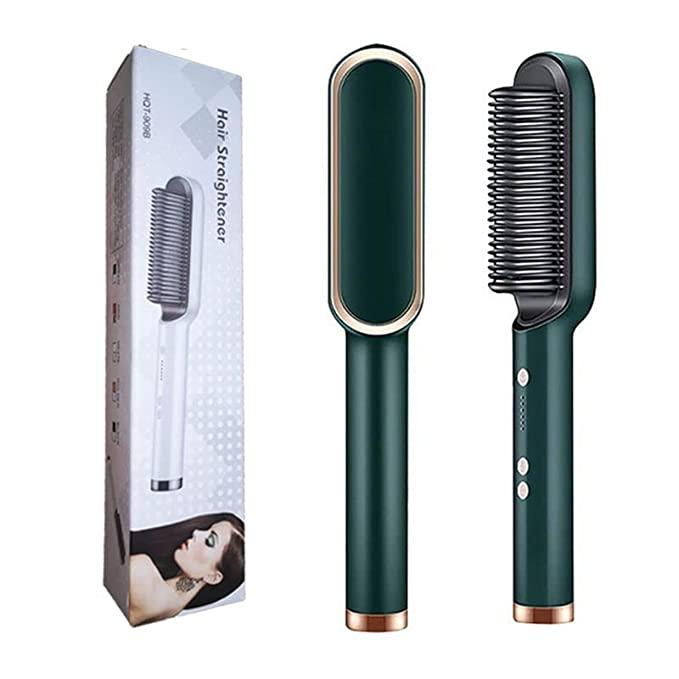 Electric Hair Straightener Comb Brush – Salon Style in Minutes