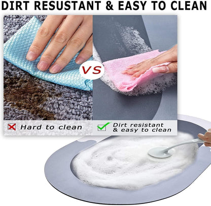 Quick Drying Water Soak Bathroom Mat & Water Absorbent Door Mat, Floor Mat, Doormat (Pack of 2)